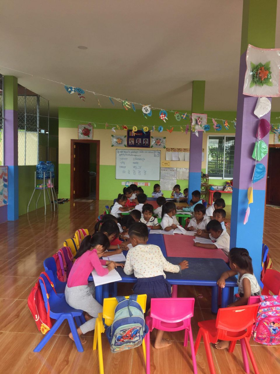Children at Kakot Village school